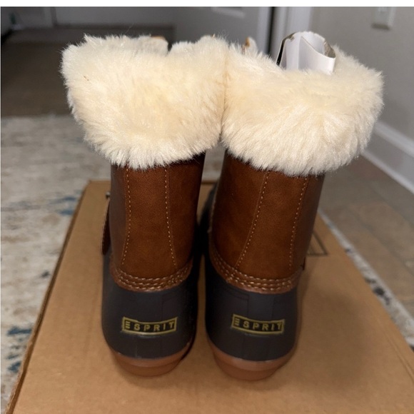 Esprit Brown and Black Winter Boots - Picture 3 of 10